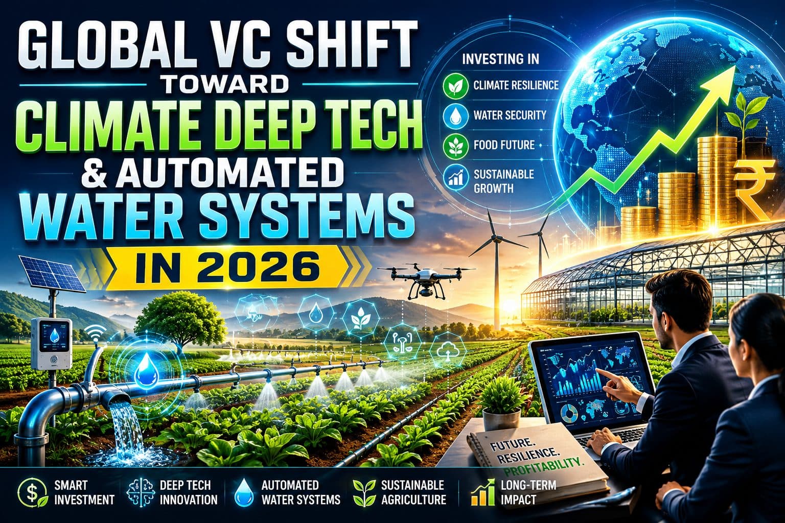Global VC Shift Toward Climate Deep Tech and Automated Water Systems in 2026