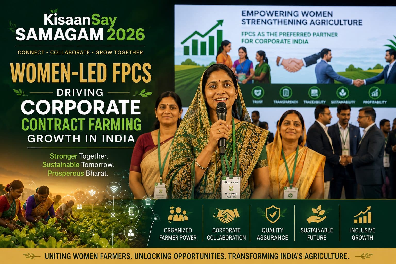 KisaanSay Samagam 2026: Women-Led FPCs Driving Corporate Contract Farming Growth in India