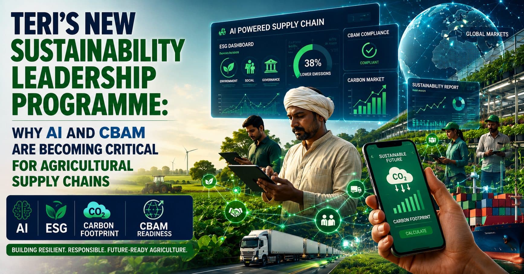 TERI’s New Sustainability Leadership Programme: How AI, Agricultural Supply Chains, and CBAM Readiness Are Reshaping Agribusiness