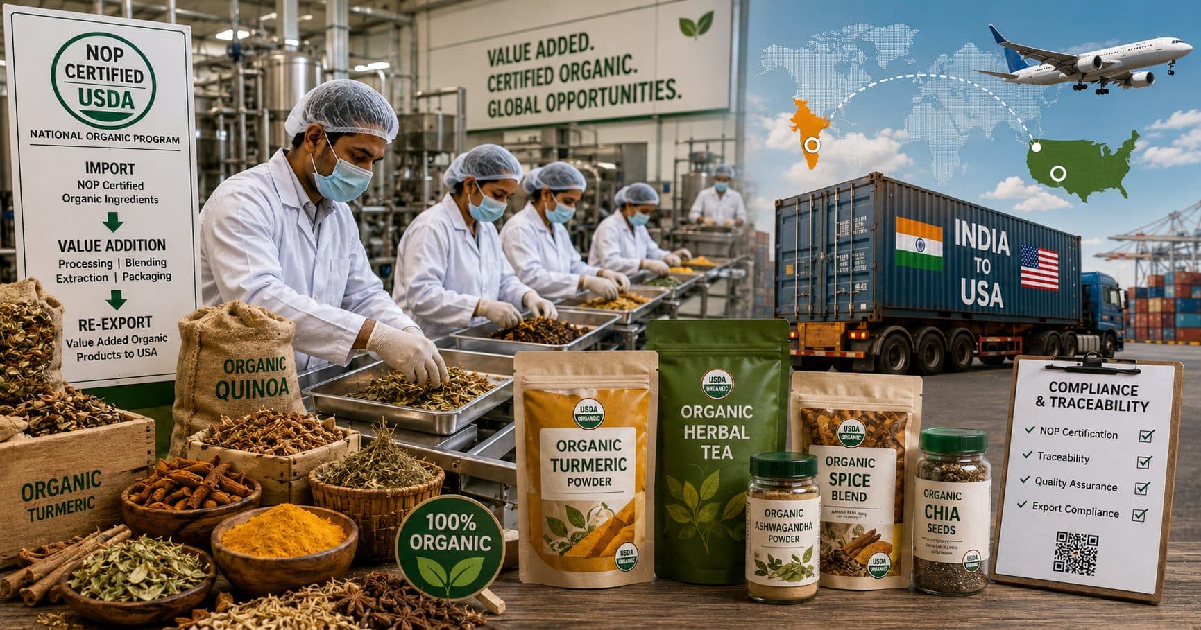Re-Export Organic Processing Arbitrage: How APEDA’s New NOP Import Framework Creates a High-Margin Export Opportunity