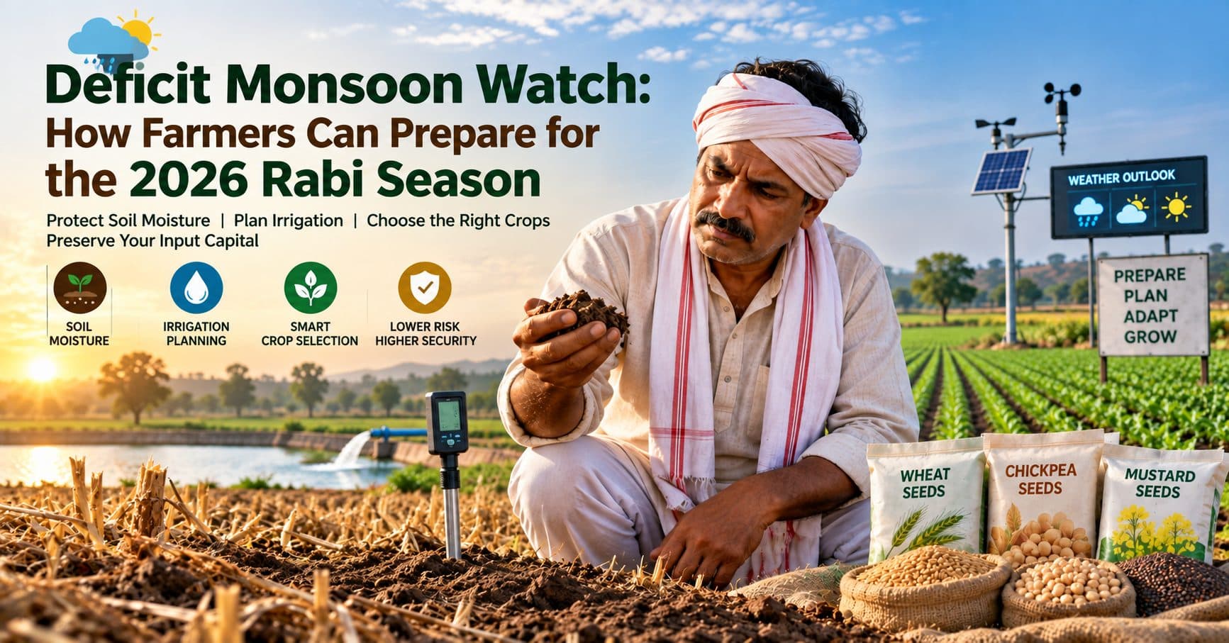 Deficit Monsoon Watch: How Farmers Can Prepare for the 2026 Rabi Season